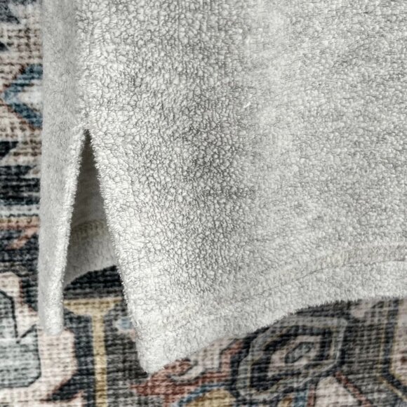 Soft Surroundings Ladies Reverse Fleece Pullover Tunic Size S Gray - Picture 4 of 8